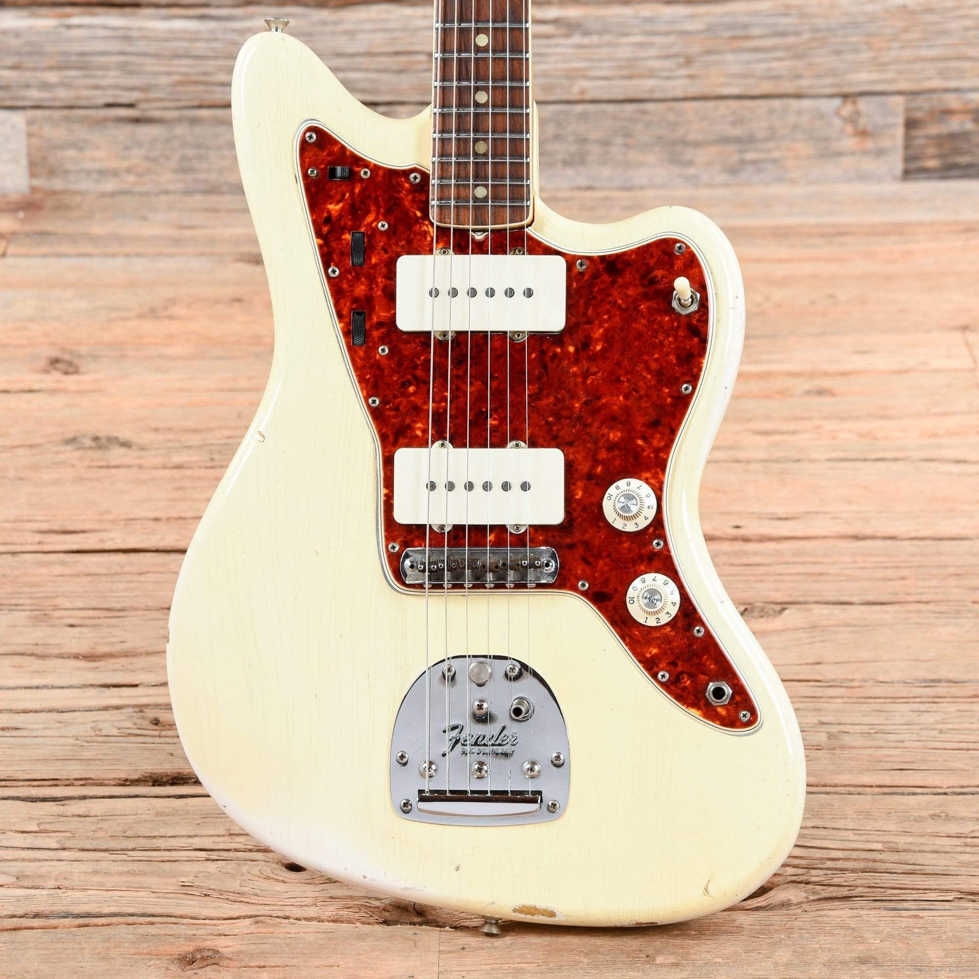 Fender Jazzmaster Olympic White 1966 Electric Guitars / Solid Body