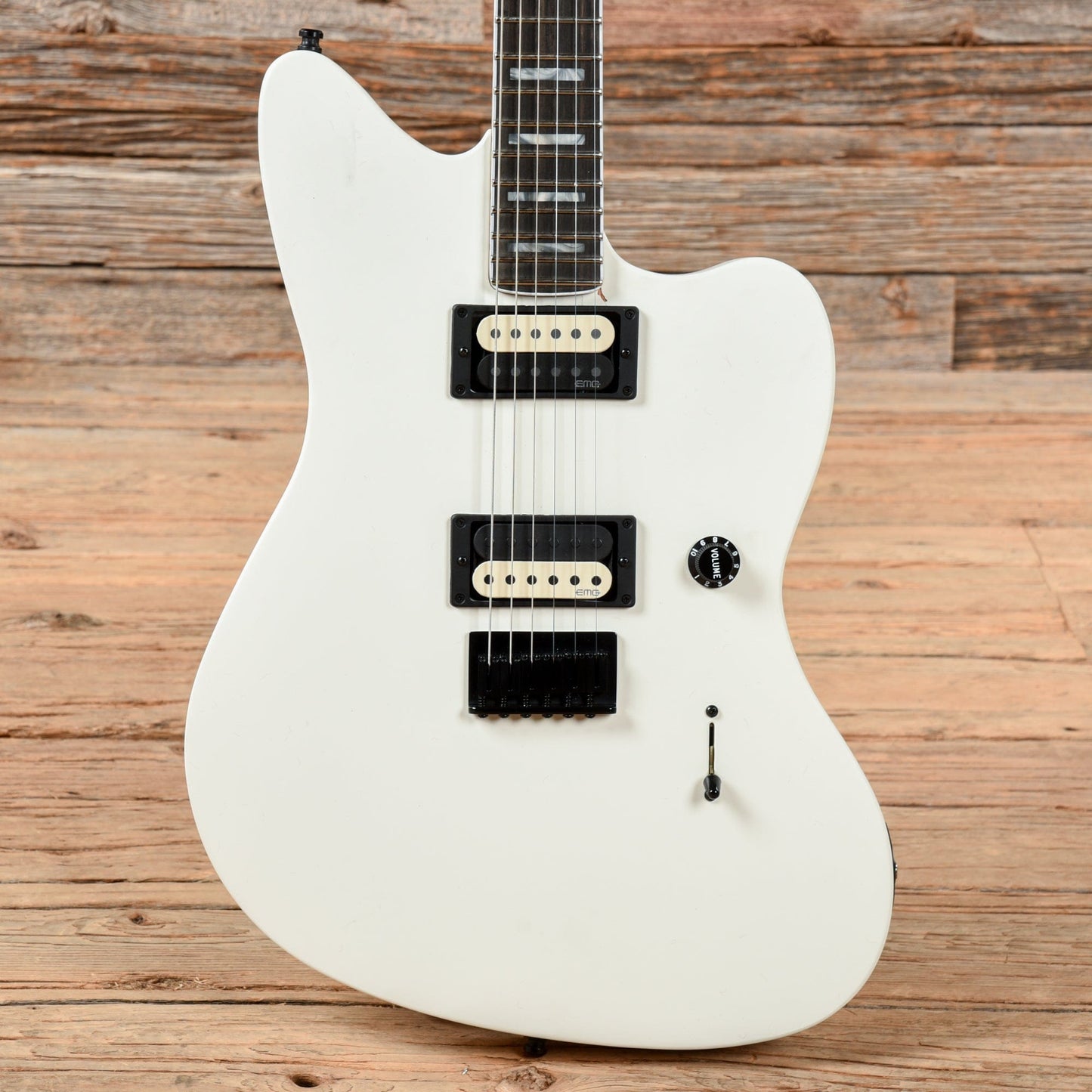 Fender Jim Root Signature Jazzmaster V4 White Electric Guitars / Solid Body