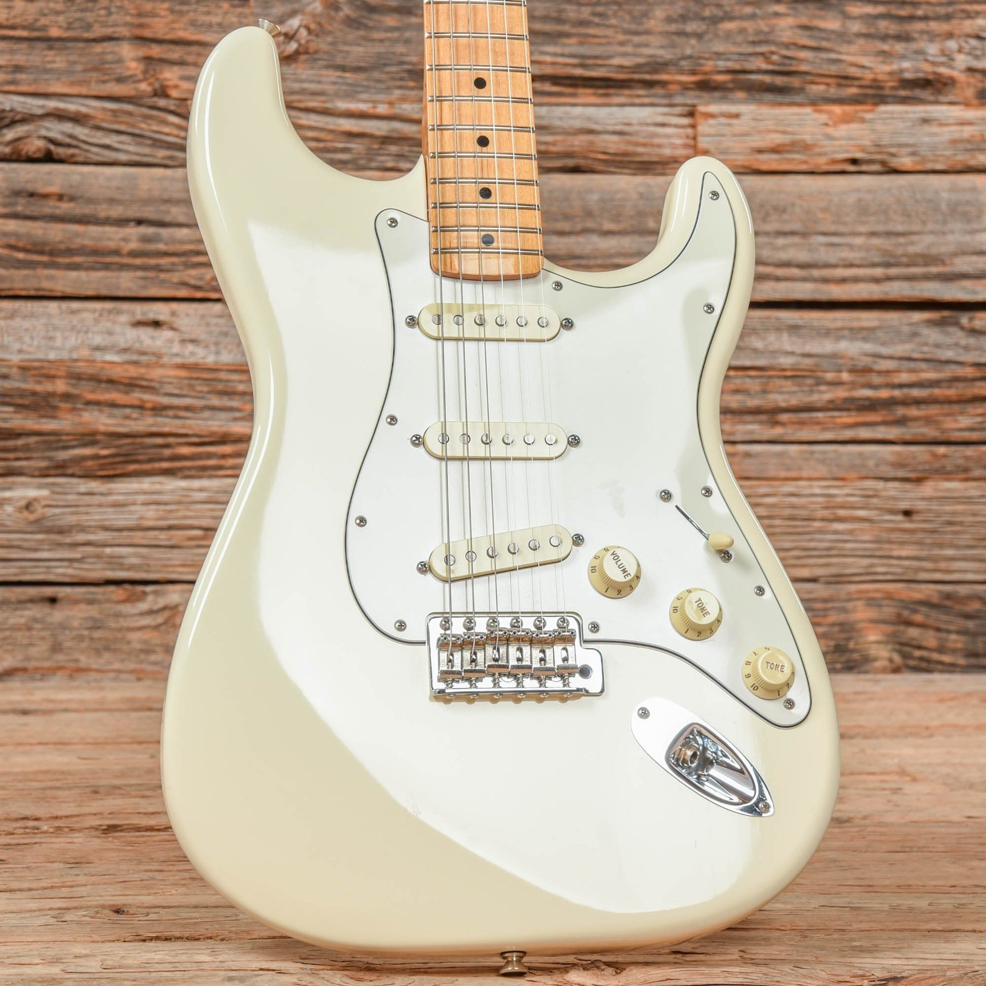 Fender Jimi Hendrix Stratocaster Olympic White Electric Guitars / Solid Body