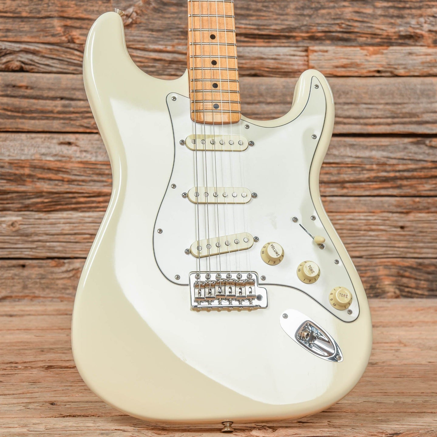 Fender Jimi Hendrix Stratocaster Olympic White – Chicago Music Exchange