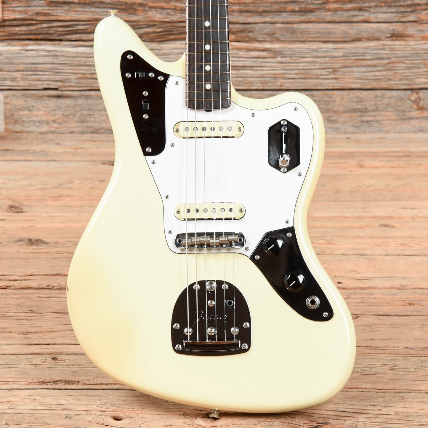 Fender Johnny Marr Signature Jaguar Olympic White 2015 Electric Guitars / Solid Body