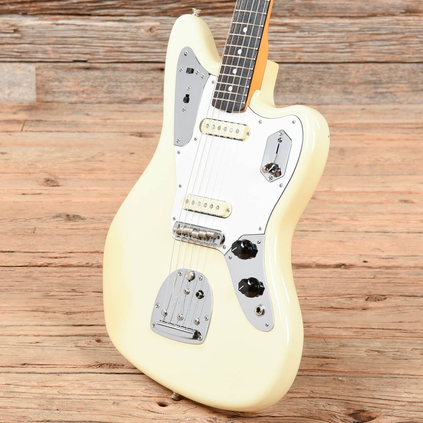 Fender Johnny Marr Signature Jaguar Olympic White 2015 Electric Guitars / Solid Body