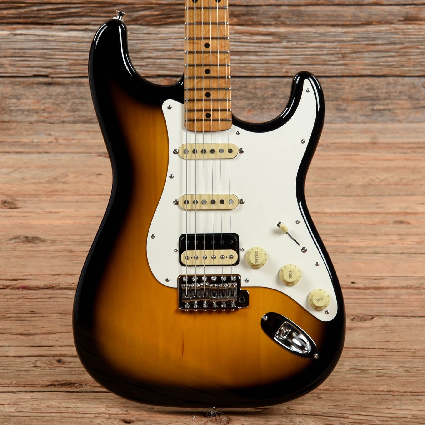 Fender JV Modified '50s Stratocaster HSS Sunburst Electric Guitars / Solid Body