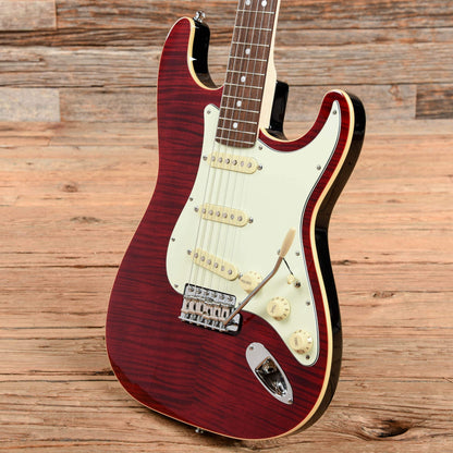 Fender Limited Edition Aerodyne Classic Stratocaster Crimson Red Transparent 2019 Electric Guitars / Solid Body