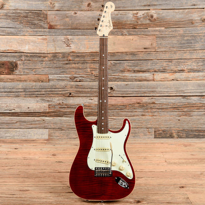 Fender Limited Edition Aerodyne Classic Stratocaster Crimson Red Transparent 2019 Electric Guitars / Solid Body