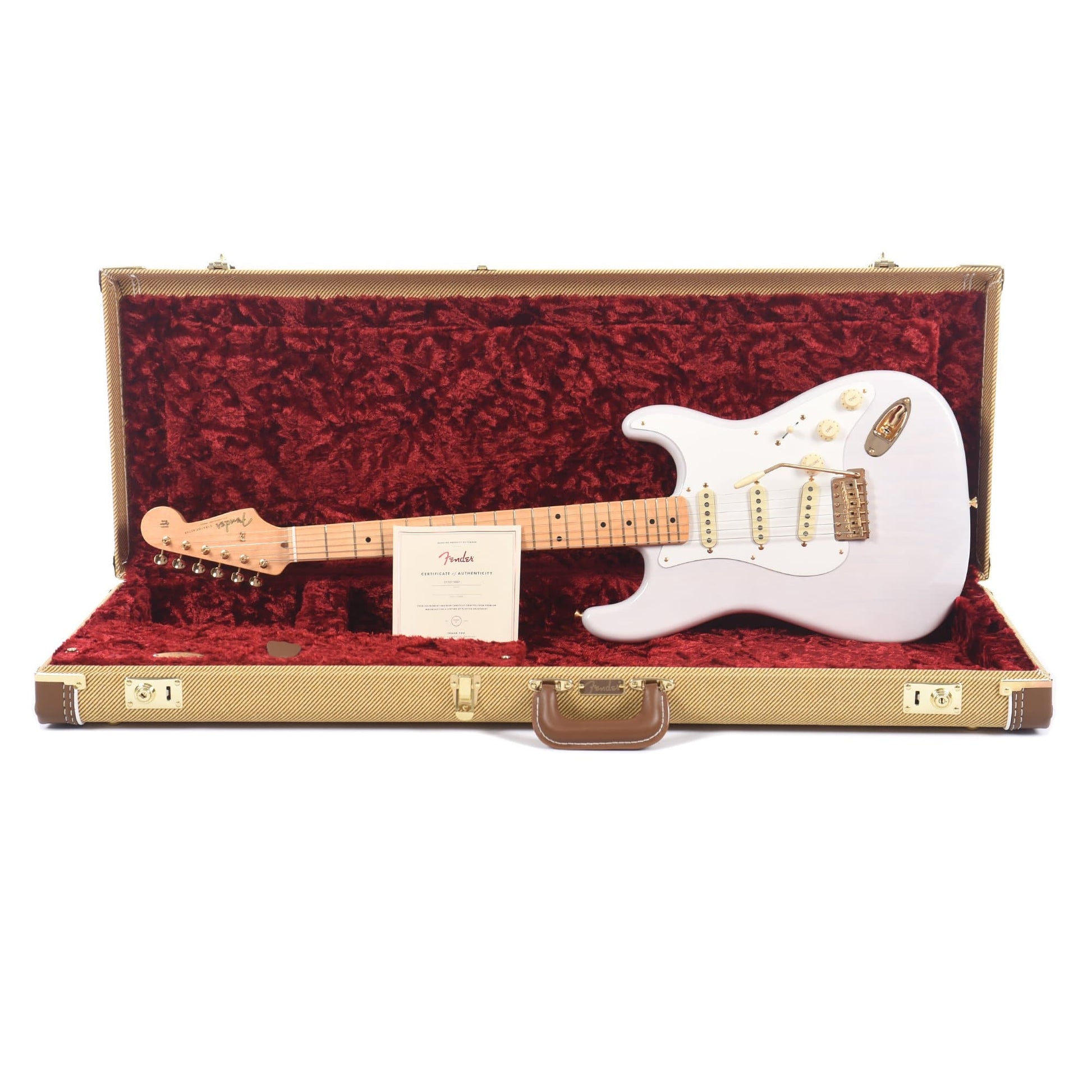 Fender Limited Edition American Original '50s Strat White Blonde Electric Guitars / Solid Body