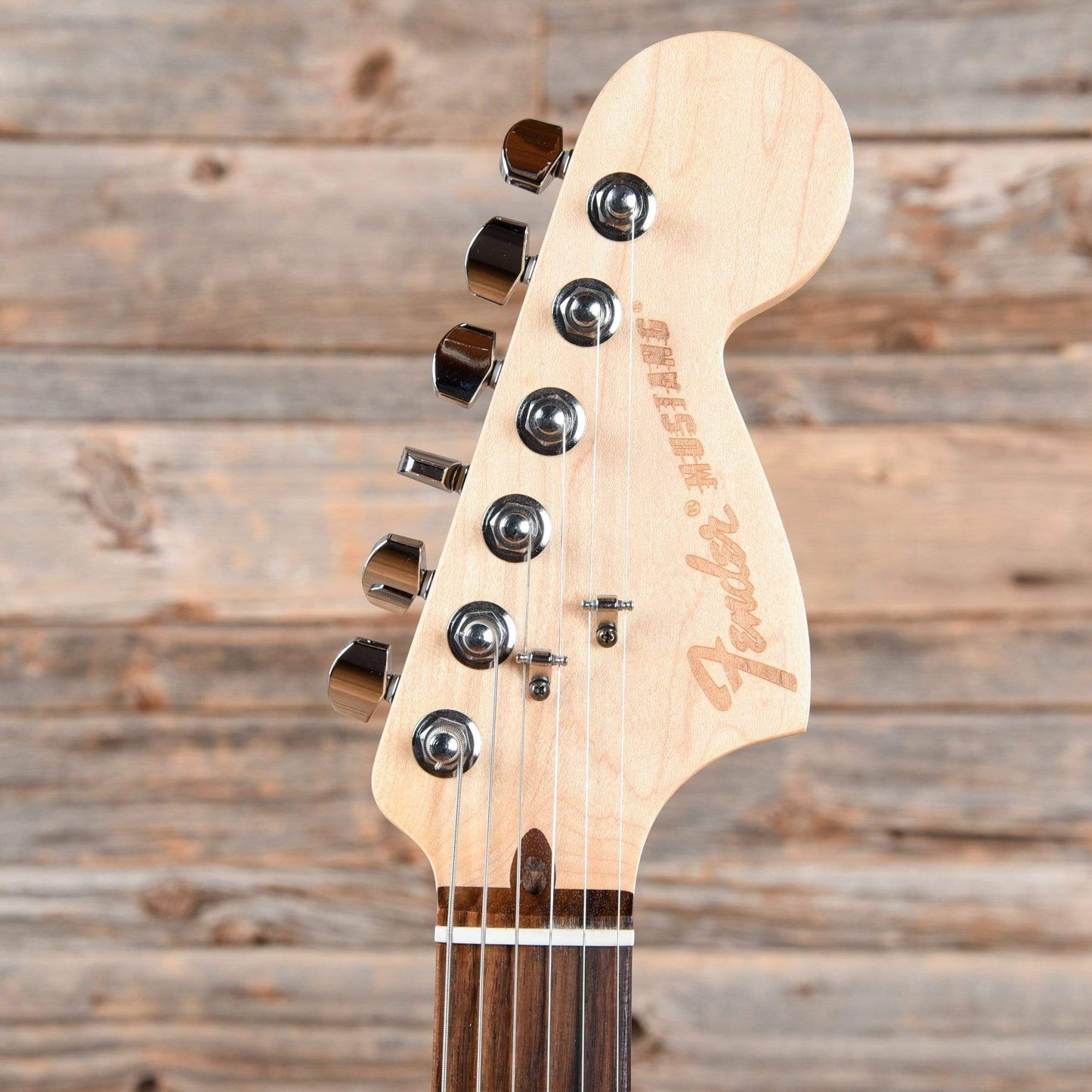 Fender Limited Edition American Shortboard Mustang Natural 2015 Electric Guitars / Solid Body