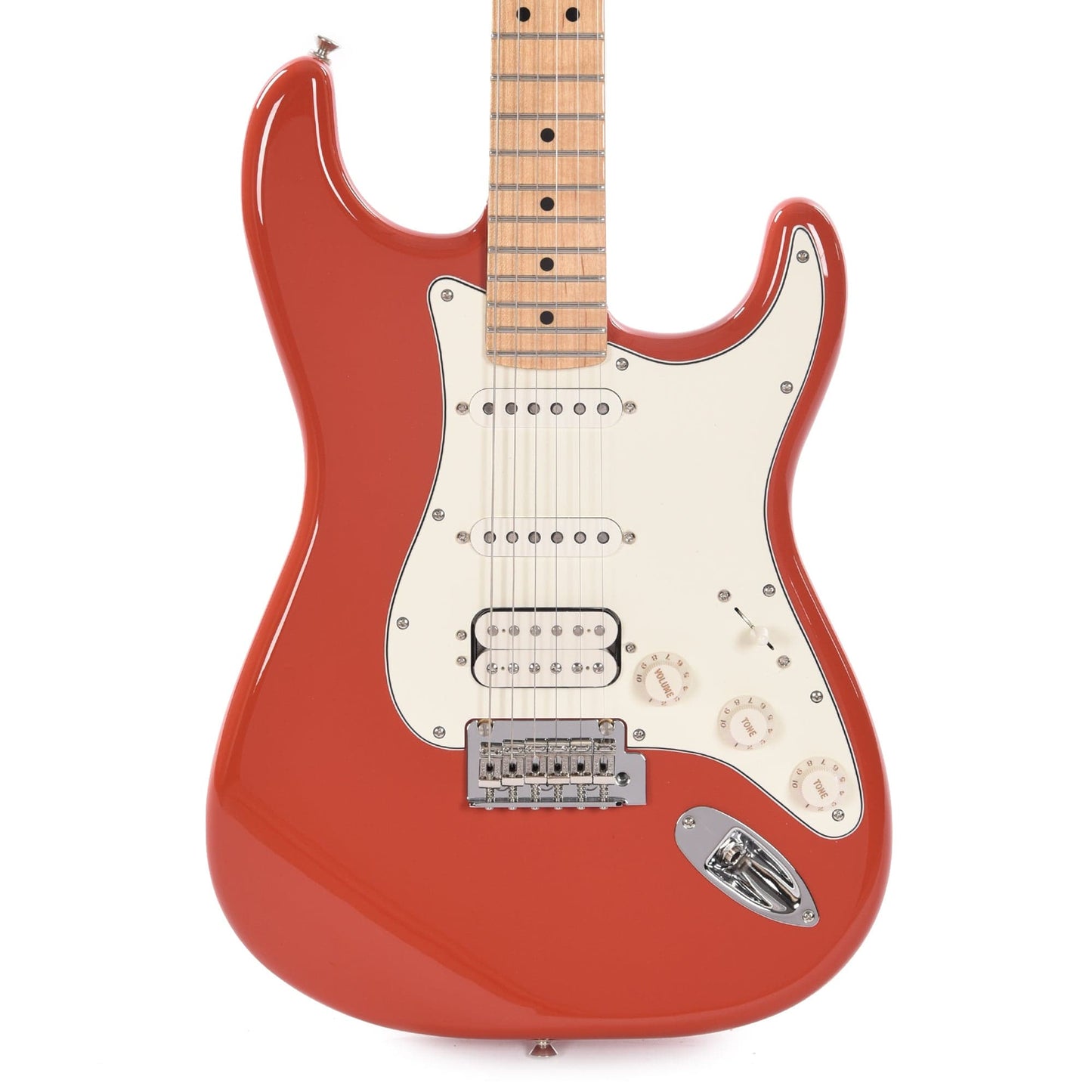 Fender Limited Edition Player Stratocaster HSS Fiesta Red w/Matching Headstock Electric Guitars / Solid Body