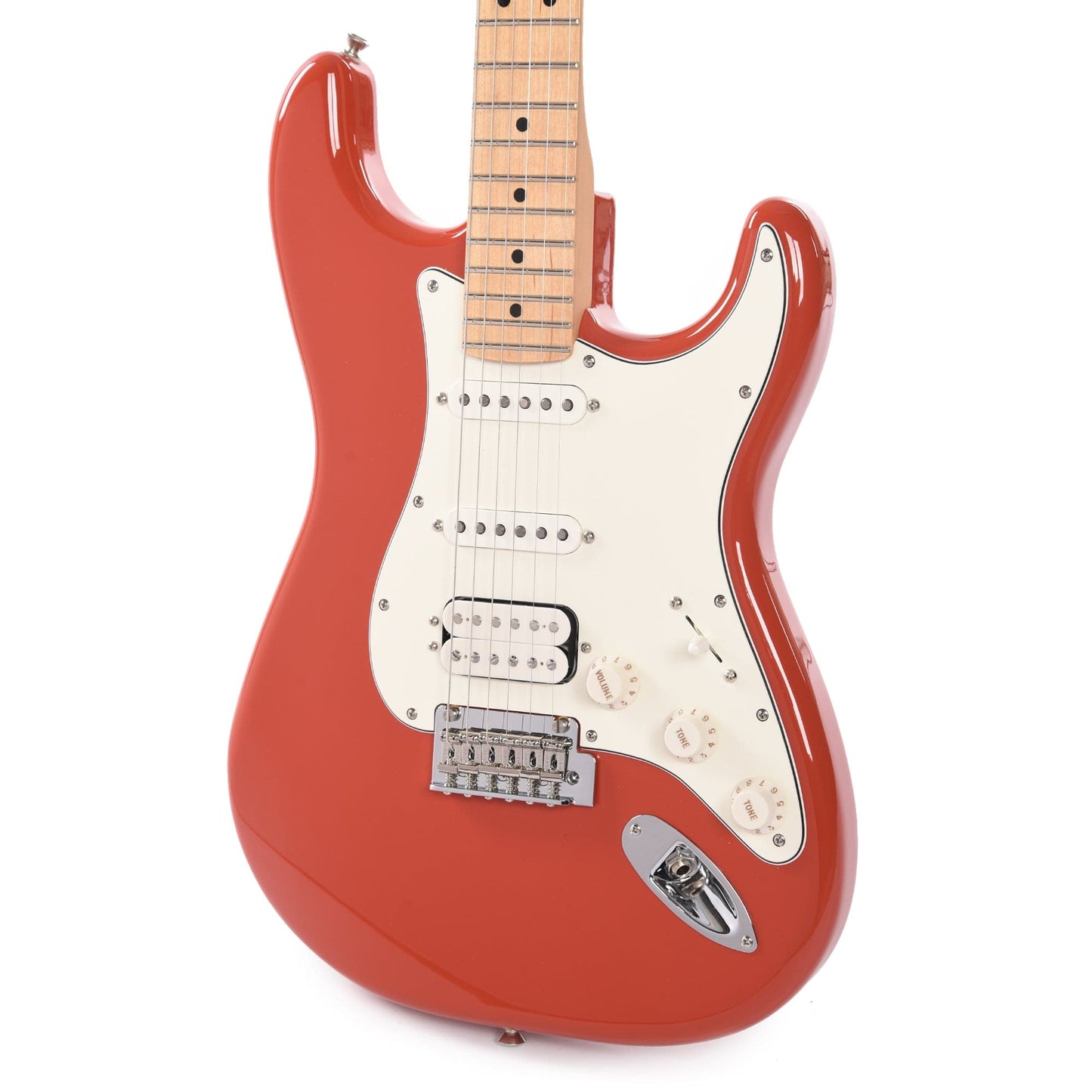 Fender Limited Edition Player Stratocaster HSS Fiesta Red w/Matching Headstock Electric Guitars / Solid Body