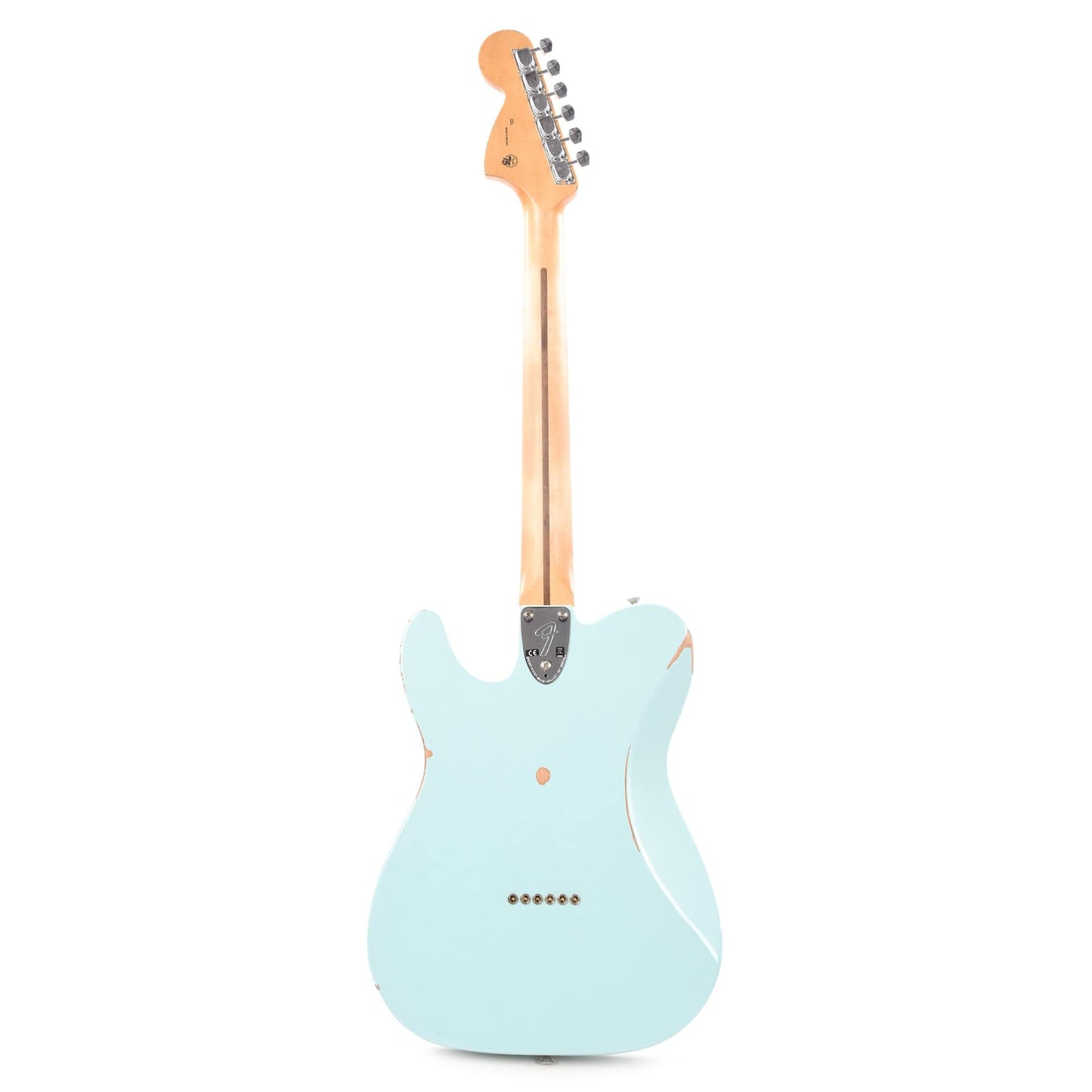 Fender Limited Edition Road Worn '70s Telecaster Deluxe Daphne Blue Electric Guitars / Solid Body