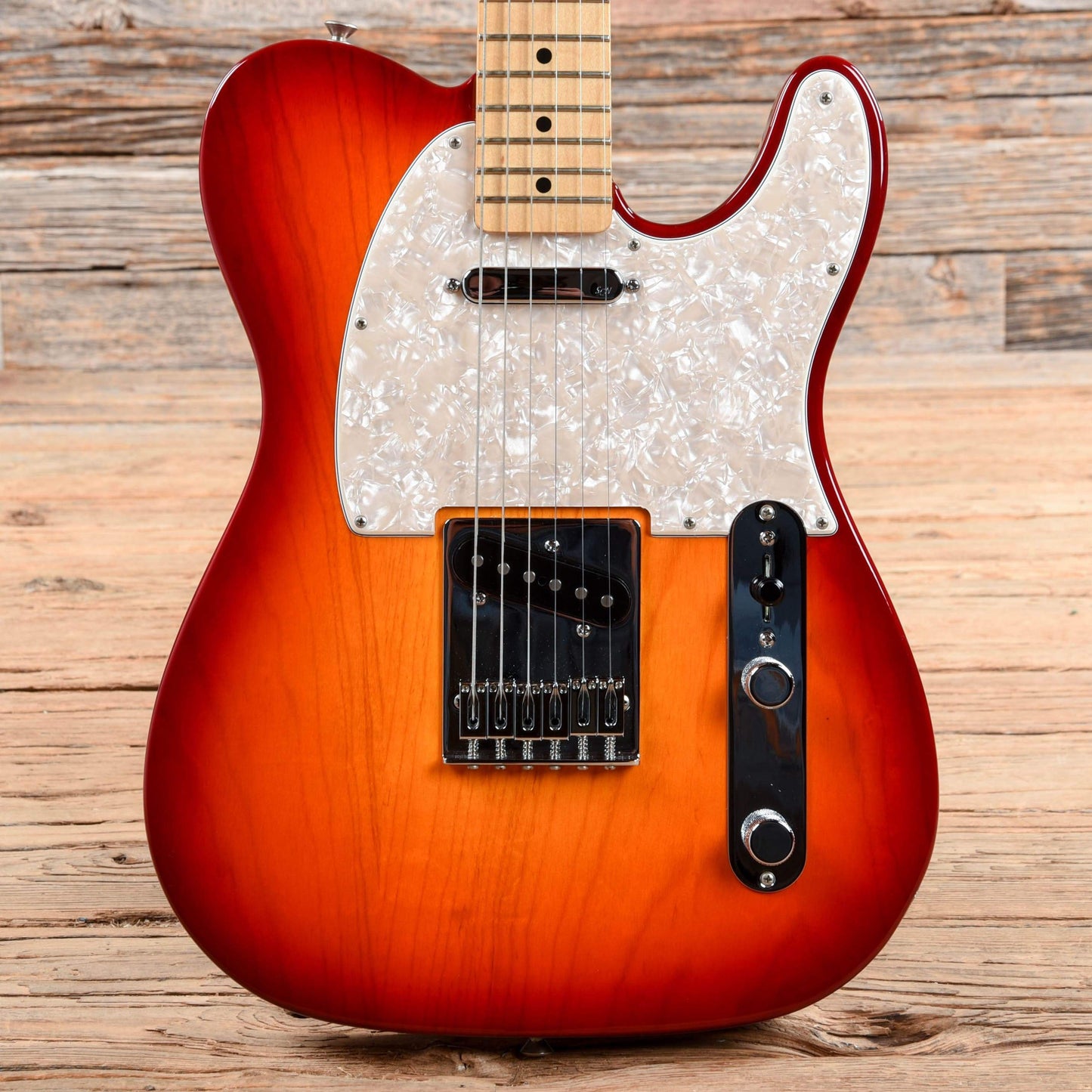 Fender Limited Standard Telecaster Ash Aged Cherry Burst 2011 Electric Guitars / Solid Body