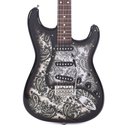 Fender MIJ Limited Edition Black Paisley Stratocaster Electric Guitars / Solid Body