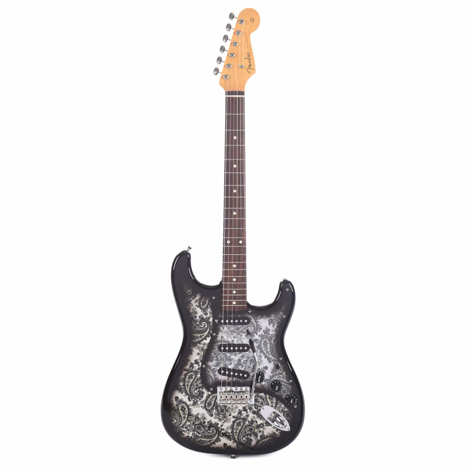 Fender MIJ Limited Edition Black Paisley Stratocaster Electric Guitars / Solid Body