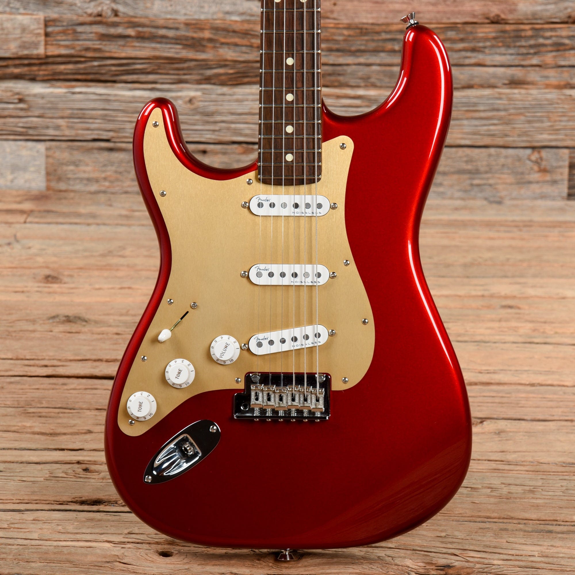 Fender Mod Shop Stratocaster Candy Apple Red 2016 LEFTY – Chicago