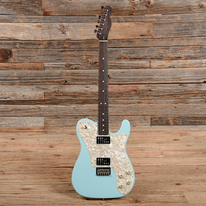 Fender Mod Shop Telecaster Deluxe Daphne Blue 2021 Electric Guitars / Solid Body