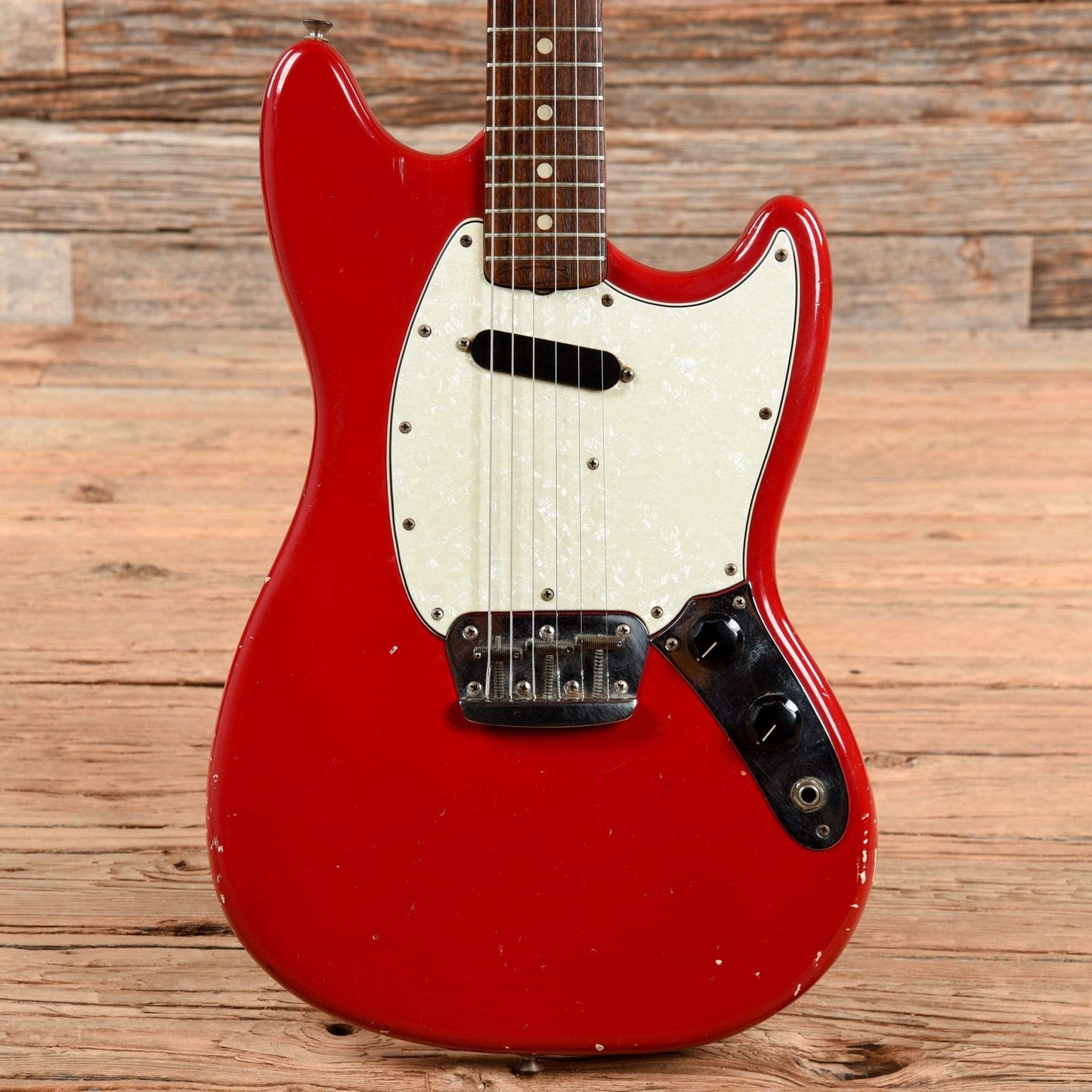 Fender Musicmaster Dakota Red 1965 Electric Guitars / Solid Body