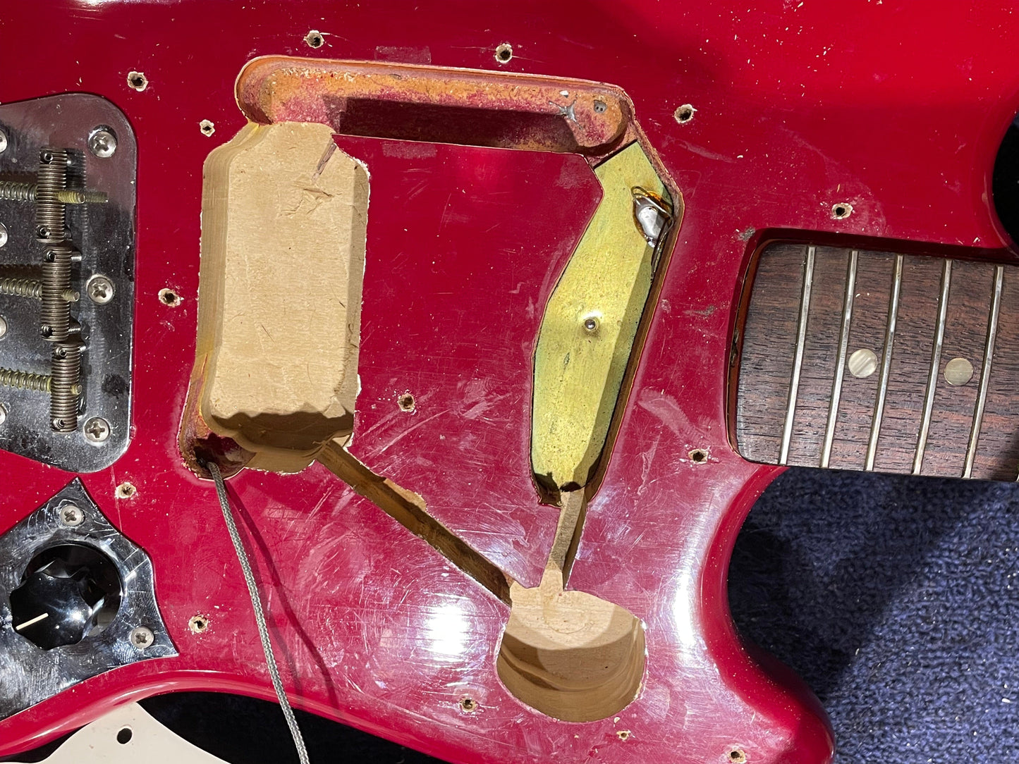 Fender Musicmaster II Red 1966 Electric Guitars / Solid Body