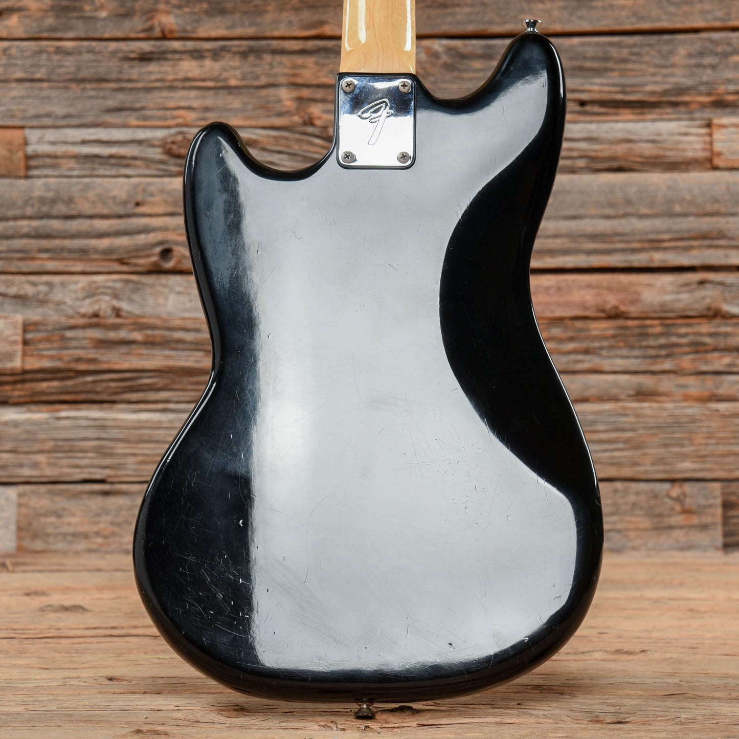 Fender Mustang Black 1977 Electric Guitars / Solid Body