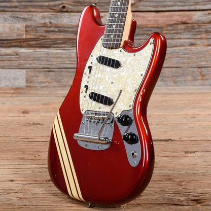 Fender Mustang Competition Red 1971 Electric Guitars / Solid Body