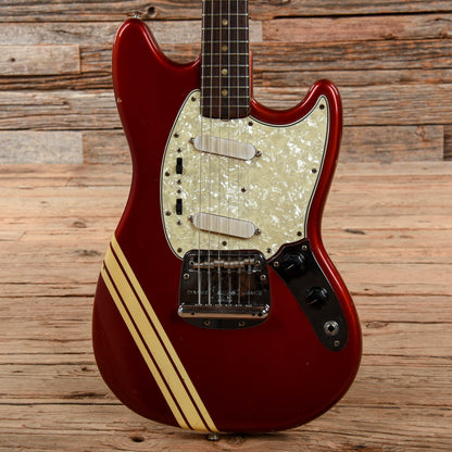 Fender Mustang Competition Red 1973 Electric Guitars / Solid Body