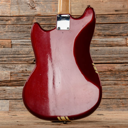 Fender Mustang Competition Red 1973 Electric Guitars / Solid Body