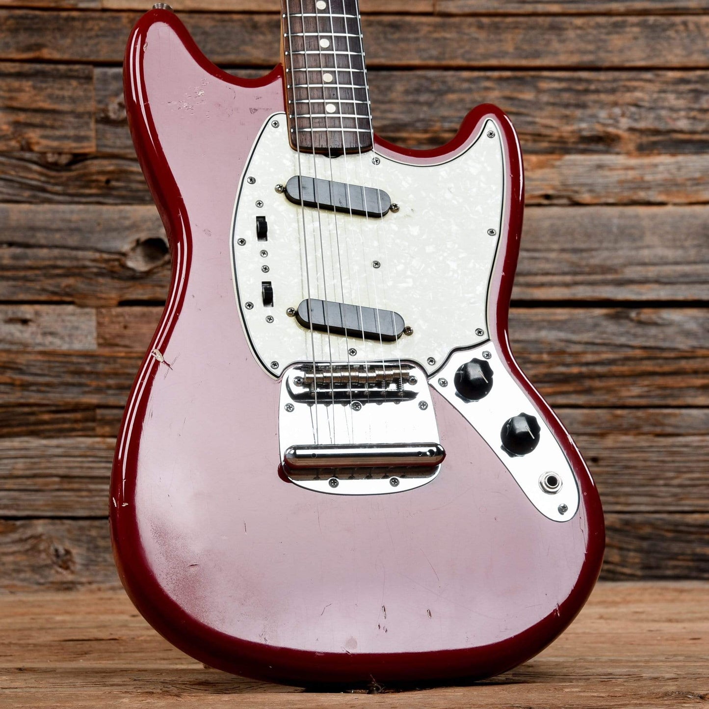 Fender Mustang Dakota Red 1966 Electric Guitars / Solid Body