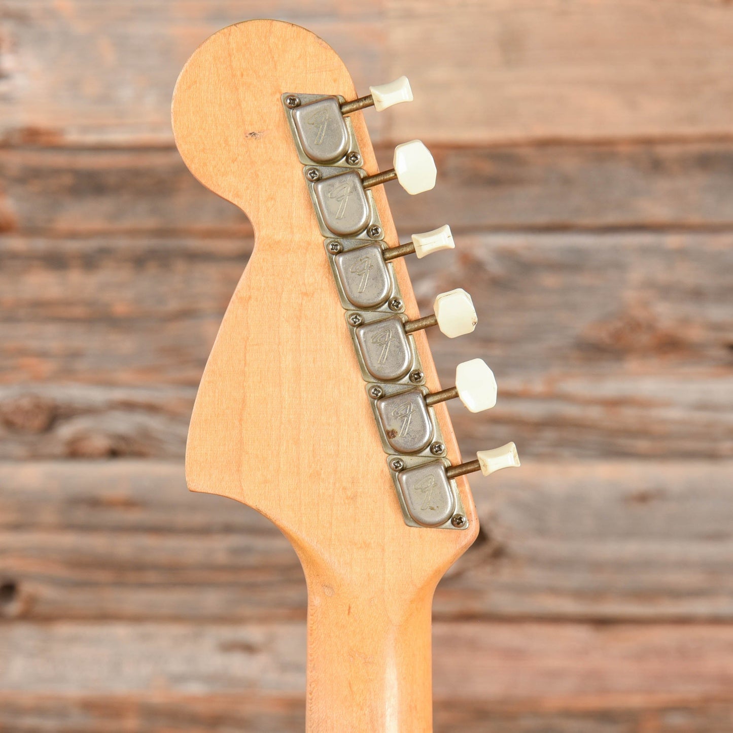 Fender Mustang Olympic White 1966 Electric Guitars / Solid Body