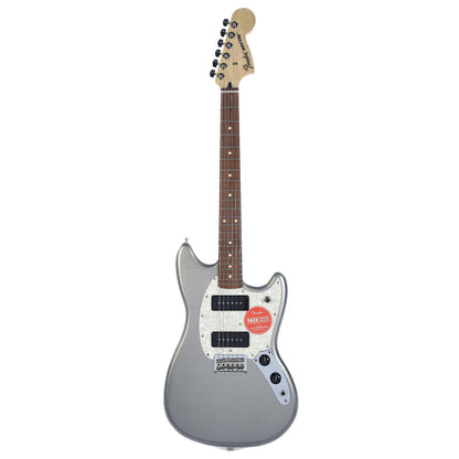 Fender Offset Series Mustang 90 Silver Electric Guitars / Solid Body