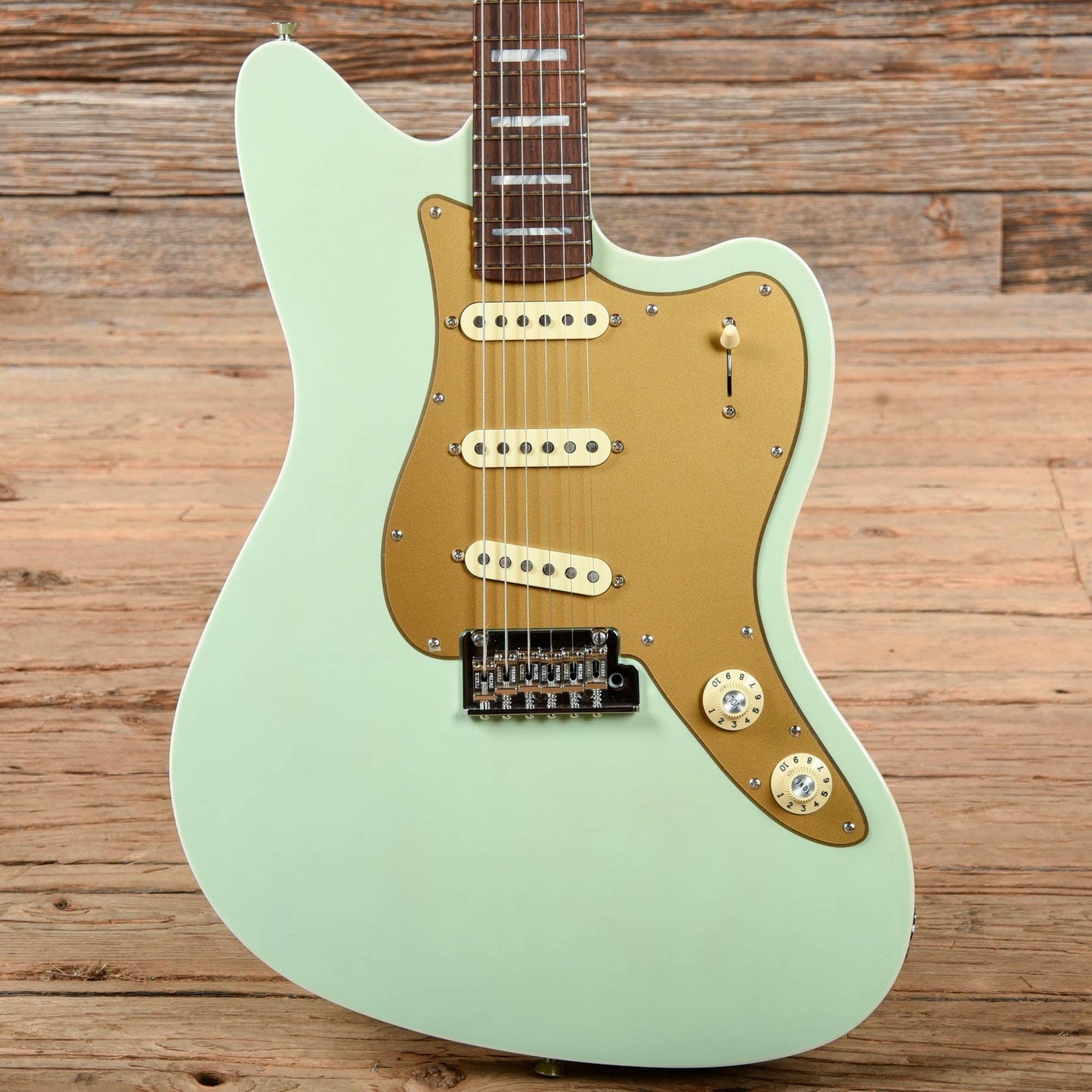 Fender Parallel Universe Volume II Stratocaster Jazzmaster Deluxe Sea Foam Green 2020 Electric Guitars / Solid Body