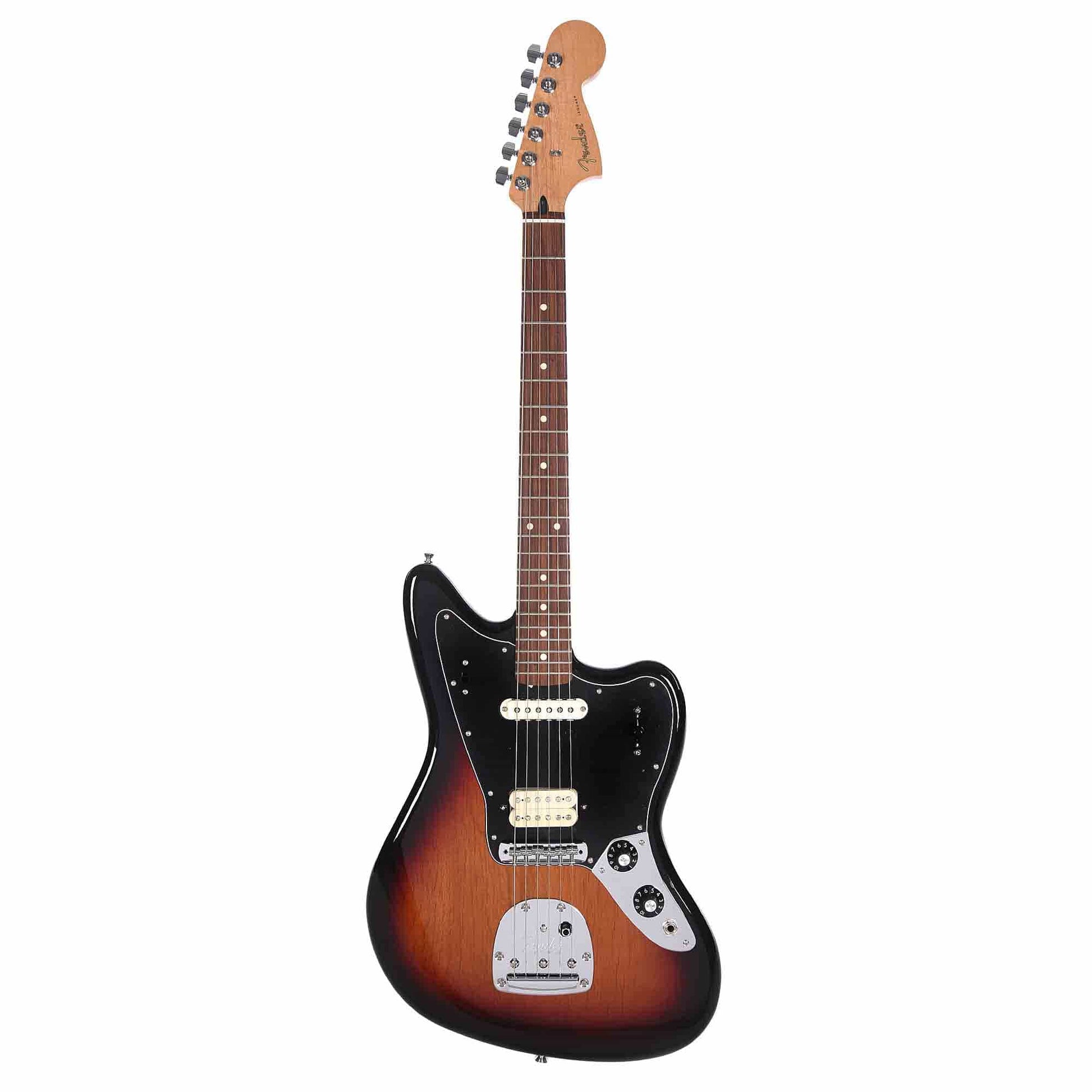 Fender Player Jaguar 3-Color Sunburst Bundle w/Fender Molded Hardshell Case Electric Guitars / Solid Body