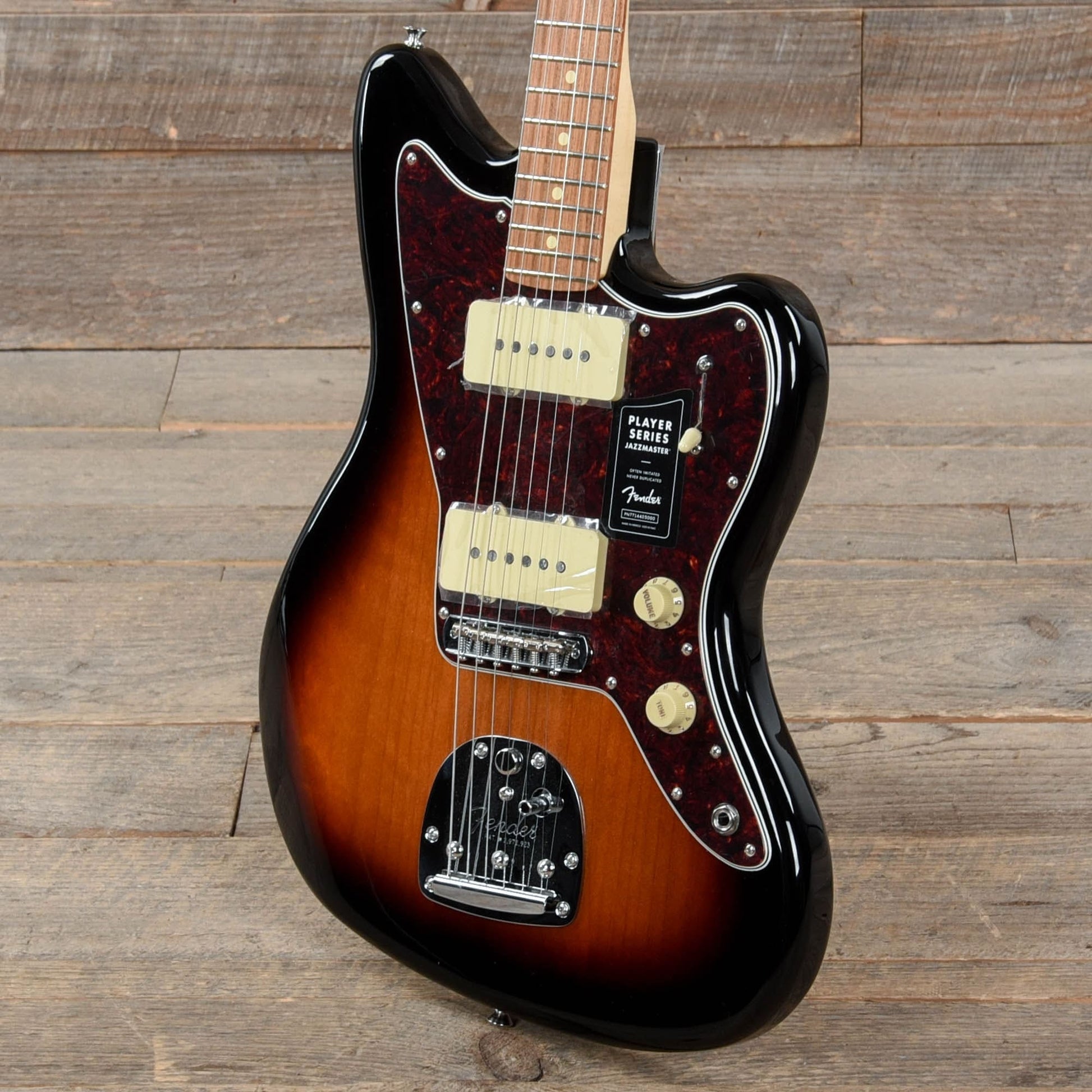 Fender Player Jazzmaster 3-Color Sunburst w/Black Headcap Electric Guitars / Solid Body