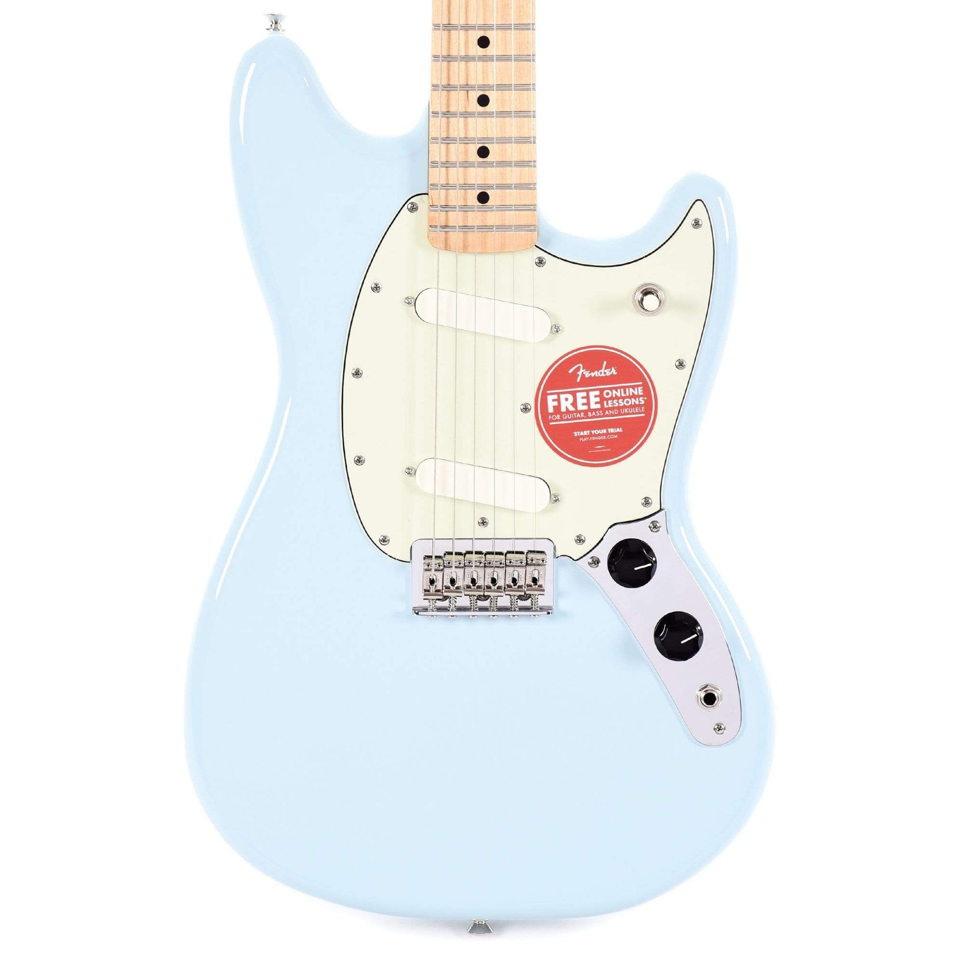 Fender Player Mustang Sonic Blue Electric Guitars / Solid Body