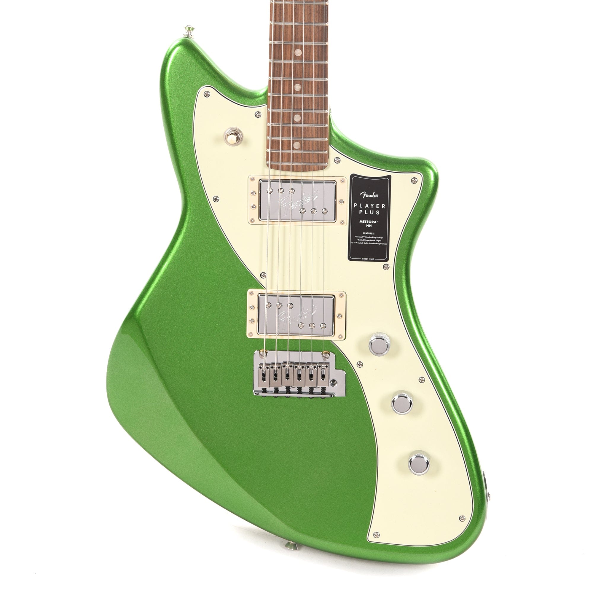 Fender Player Plus Meteora HH Cosmic Jade Electric Guitars / Solid Body