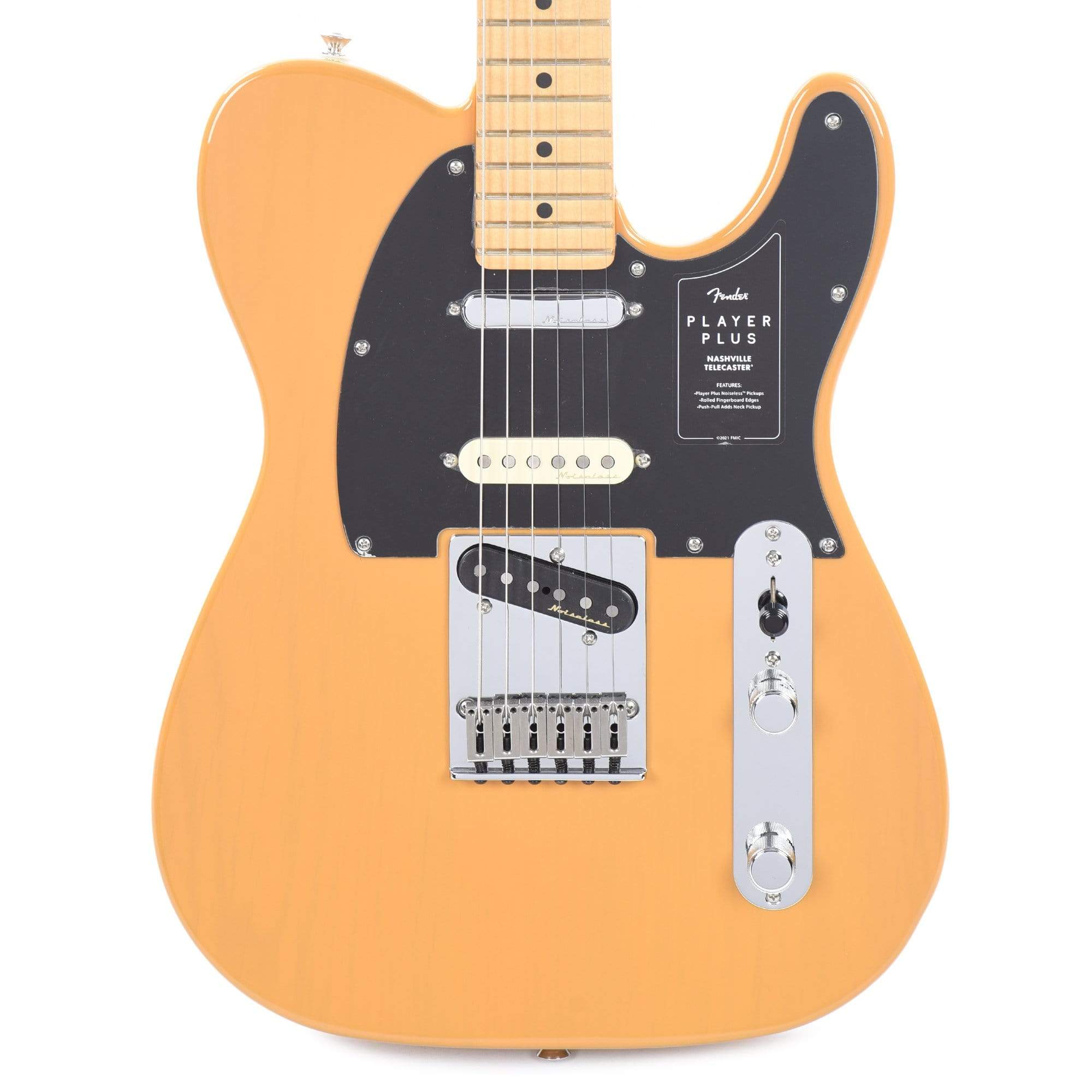 Fender Player Plus Nashville Telecaster Butterscotch Blonde Electric Guitars / Solid Body