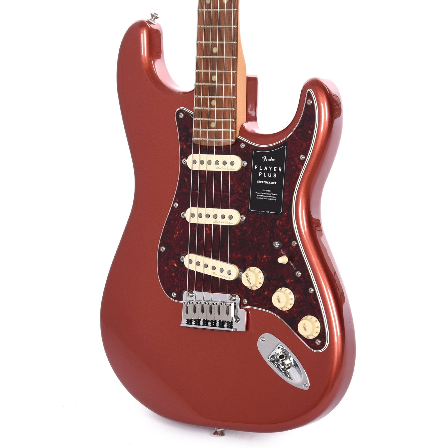 Fender Player Plus Stratocaster Aged Candy Apple Red Electric Guitars / Solid Body