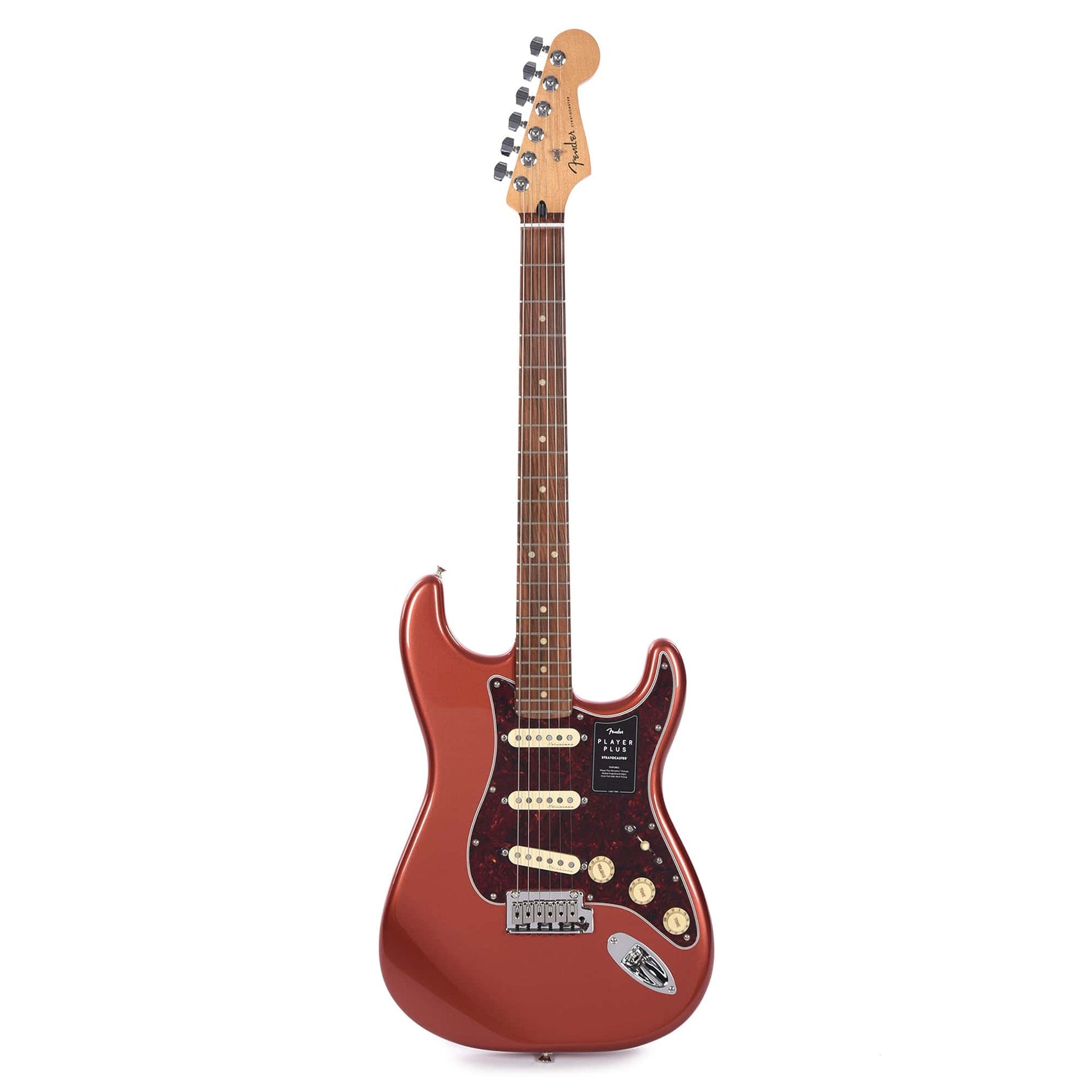 Fender Player Plus Stratocaster Aged Candy Apple Red Electric Guitars / Solid Body