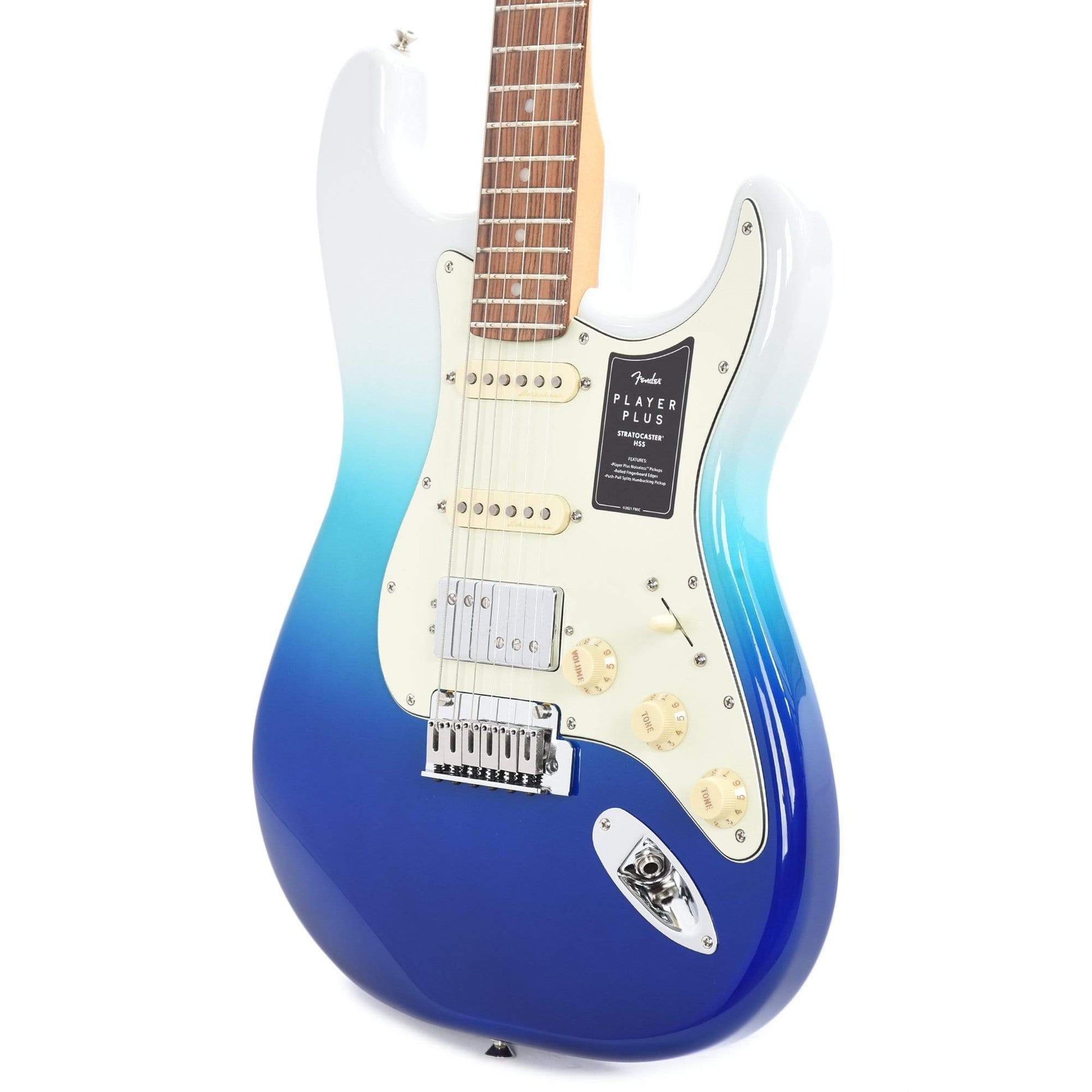 Fender Player Plus Stratocaster HSS Bel Air Blue Electric Guitars / Solid Body