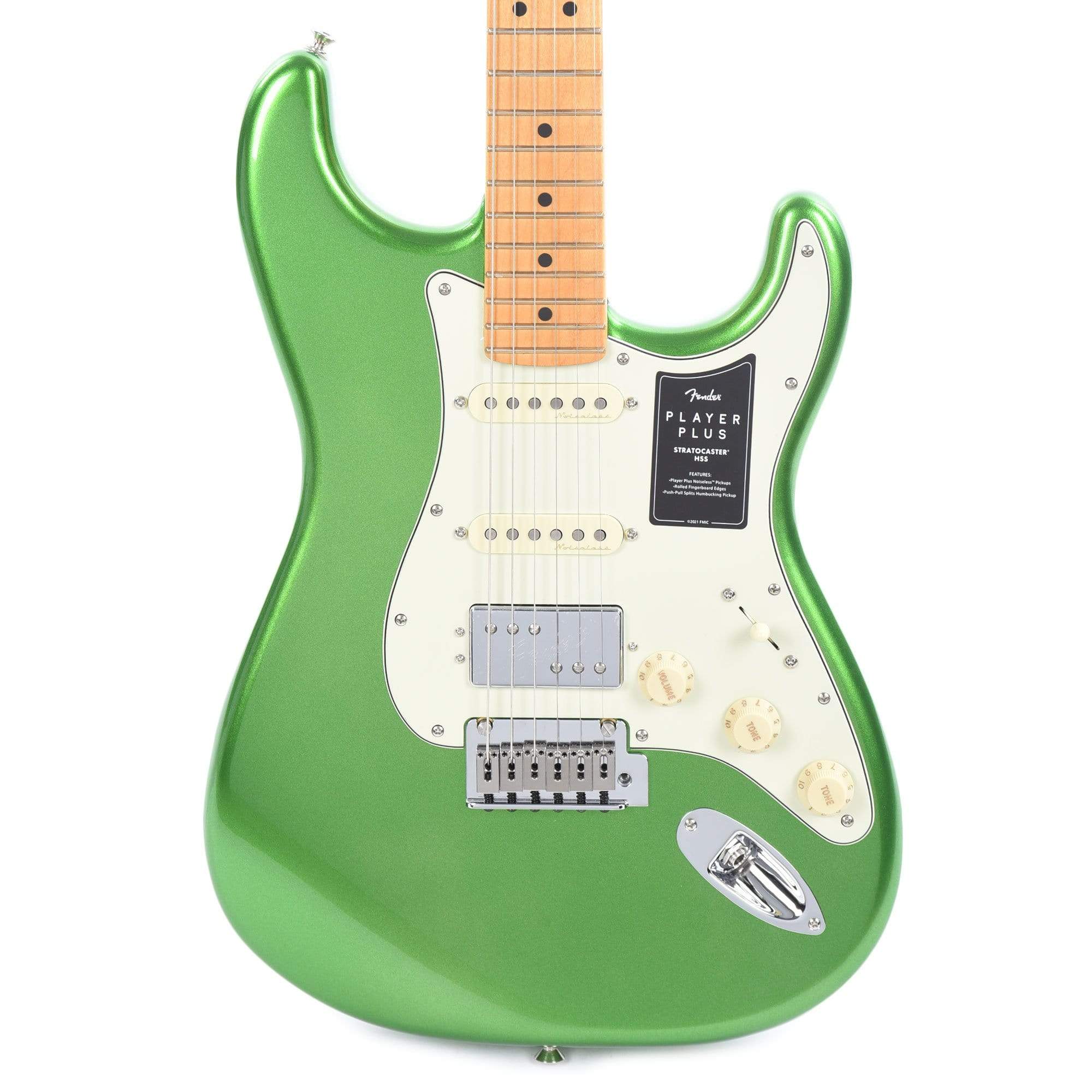 Fender Player Plus Stratocaster HSS Cosmic Jade Electric Guitars / Solid Body