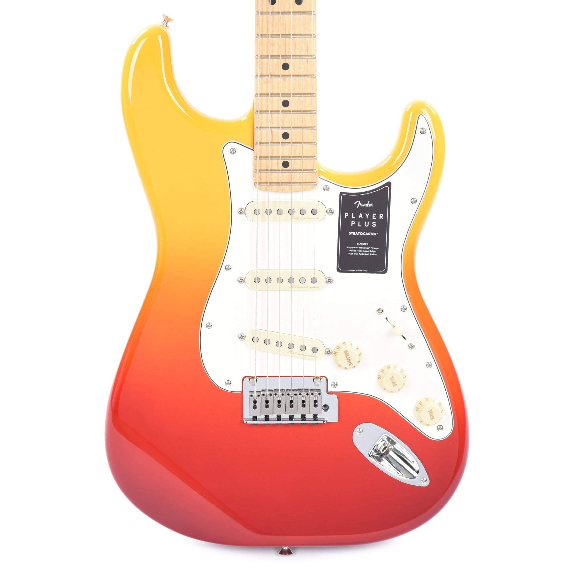 Fender Player Plus Stratocaster Tequila Sunrise Electric Guitars / Solid Body