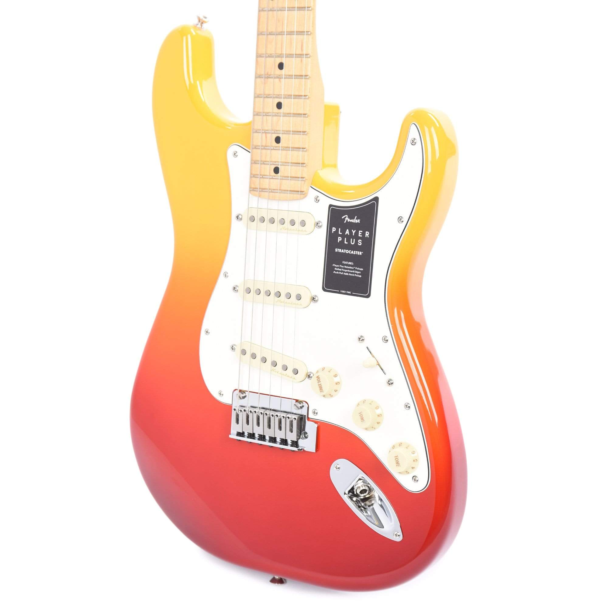 Fender Player Plus Stratocaster Tequila Sunrise Electric Guitars / Solid Body