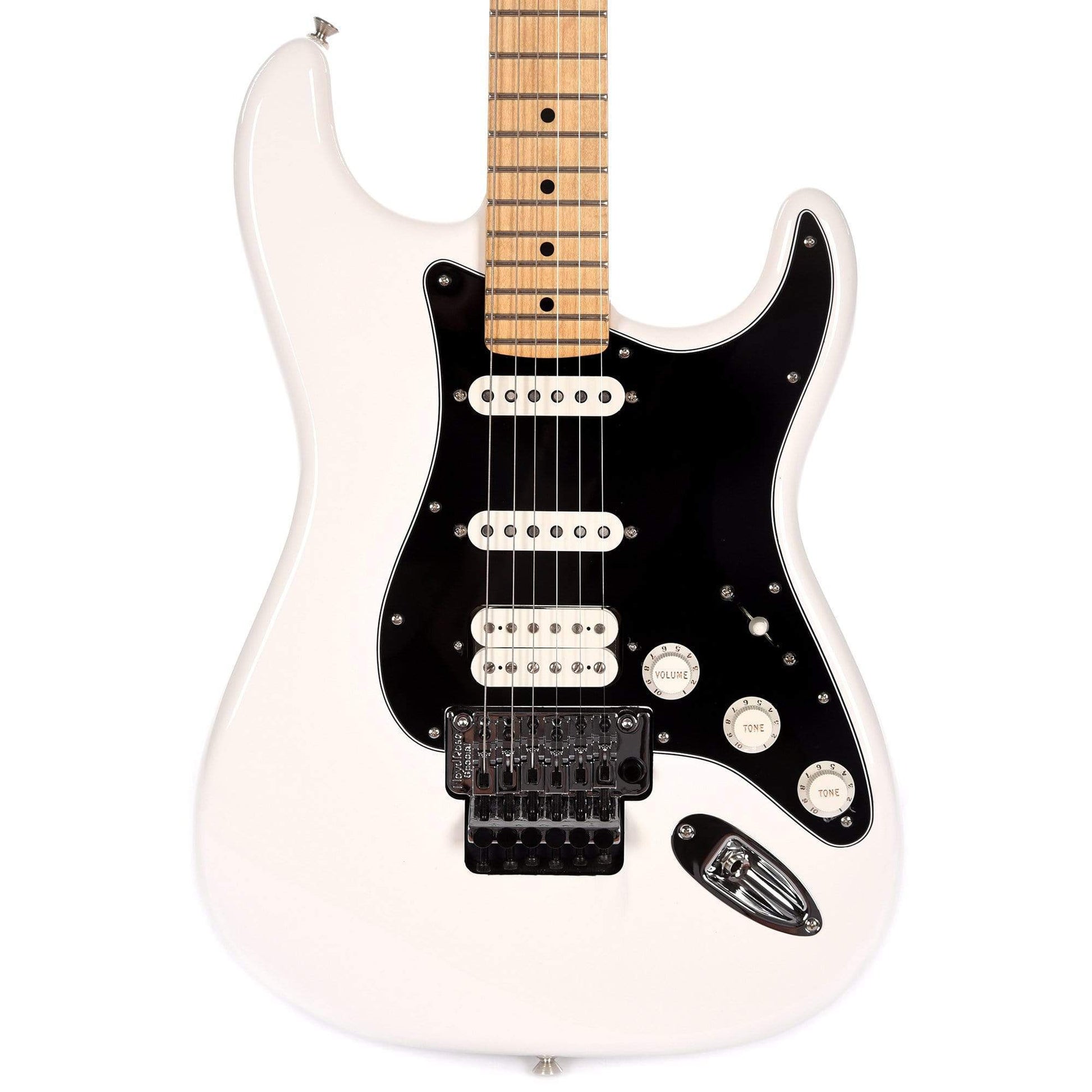 Fender Player Stratocaster Floyd Rose HSS Polar White Electric Guitars / Solid Body