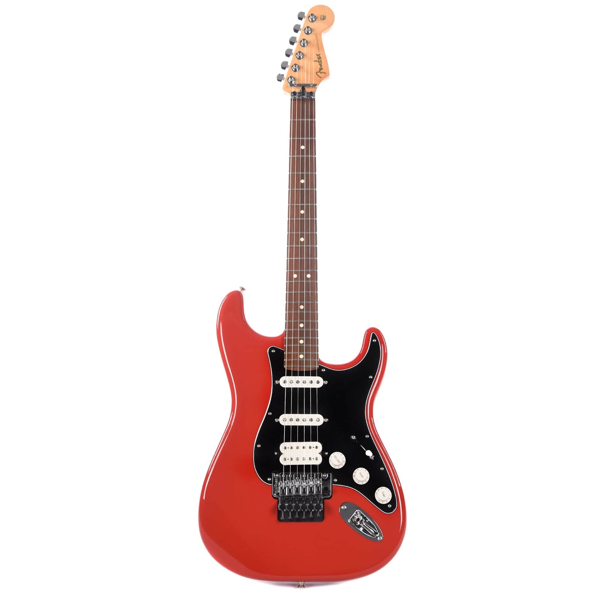 Fender Player Stratocaster Floyd Rose HSS Sonic Red Bundle w/Fender Gig Bag, Stand, Cable, Tuner, Picks and Strings Electric Guitars / Solid Body