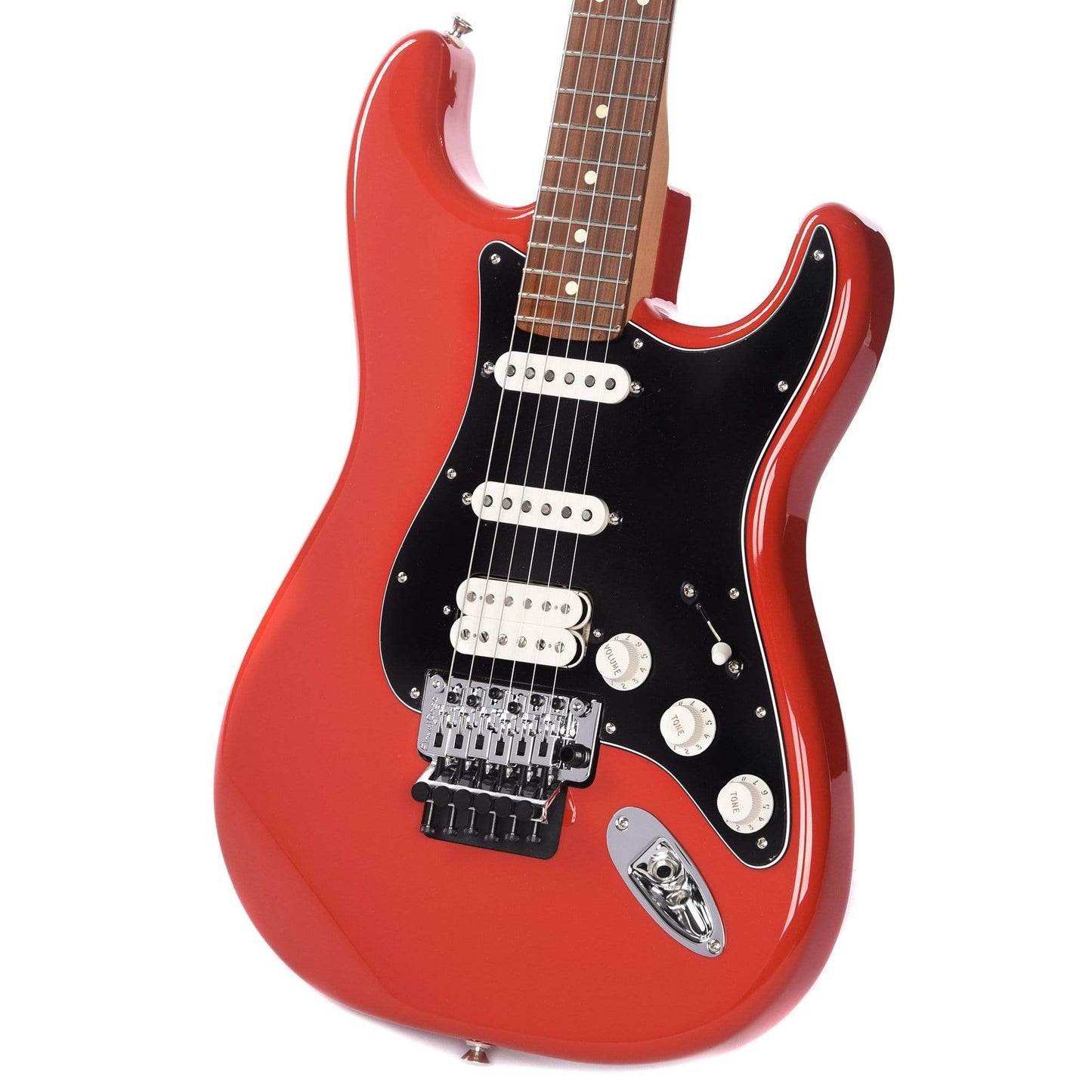 Fender Player Stratocaster Floyd Rose HSS Sonic Red Bundle w/Fender Gig Bag, Stand, Cable, Tuner, Picks and Strings Electric Guitars / Solid Body