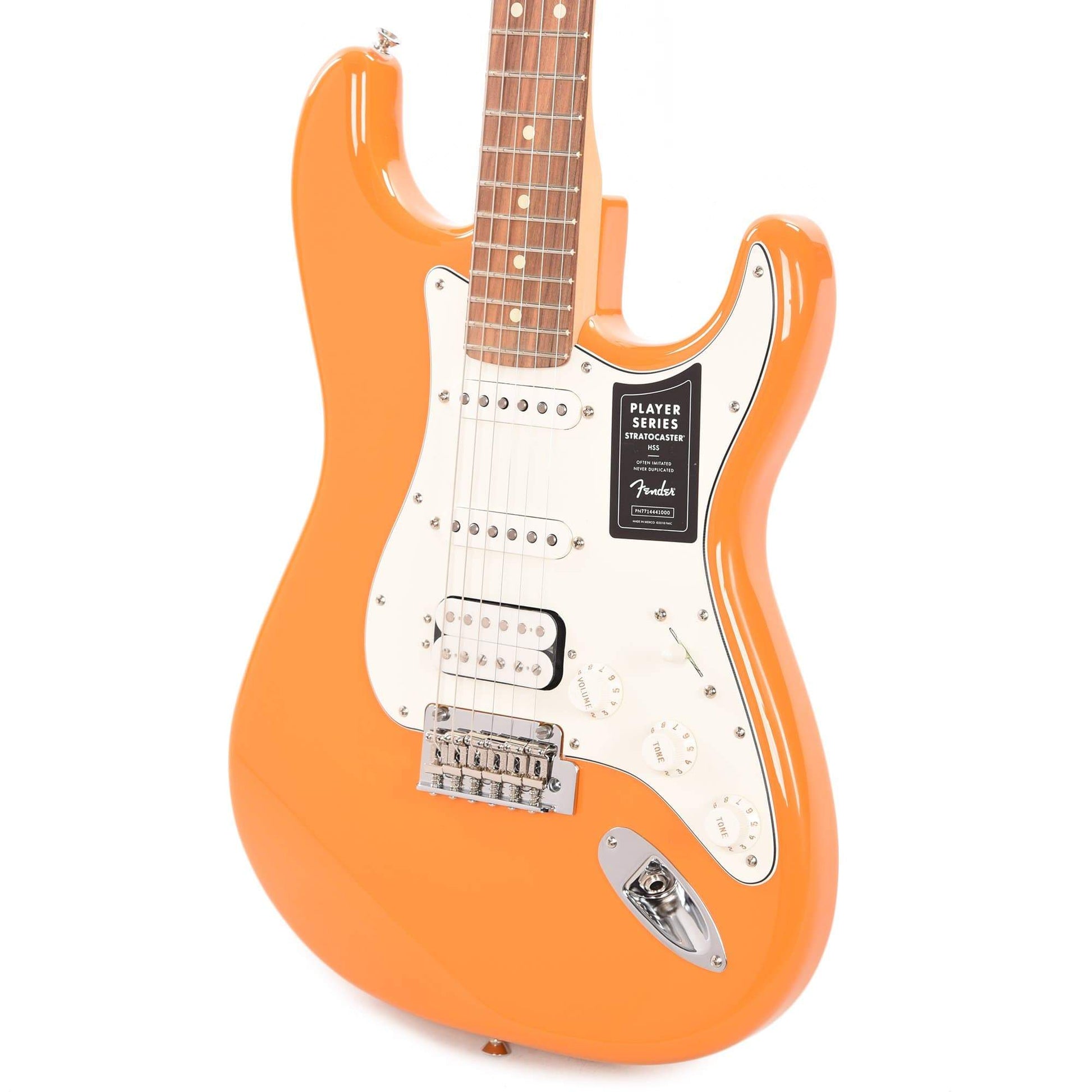 Fender Player Stratocaster HSS Capri Orange Electric Guitars / Solid Body