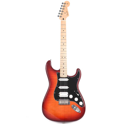 Fender Player Stratocaster HSS Plus Top Aged Cherry Burst Bundle w/Fender Gig Bag, Stand, Cable, Tuner, Picks and Strings Electric Guitars / Solid Body