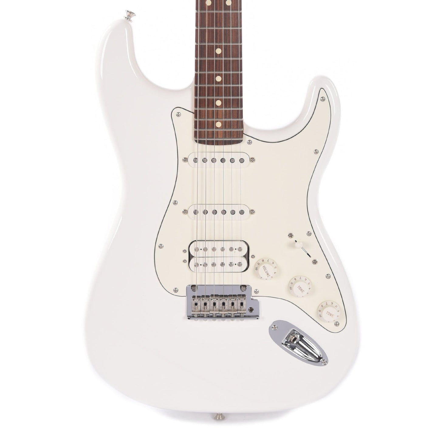 Fender Player Stratocaster HSS Polar White Electric Guitars / Solid Body