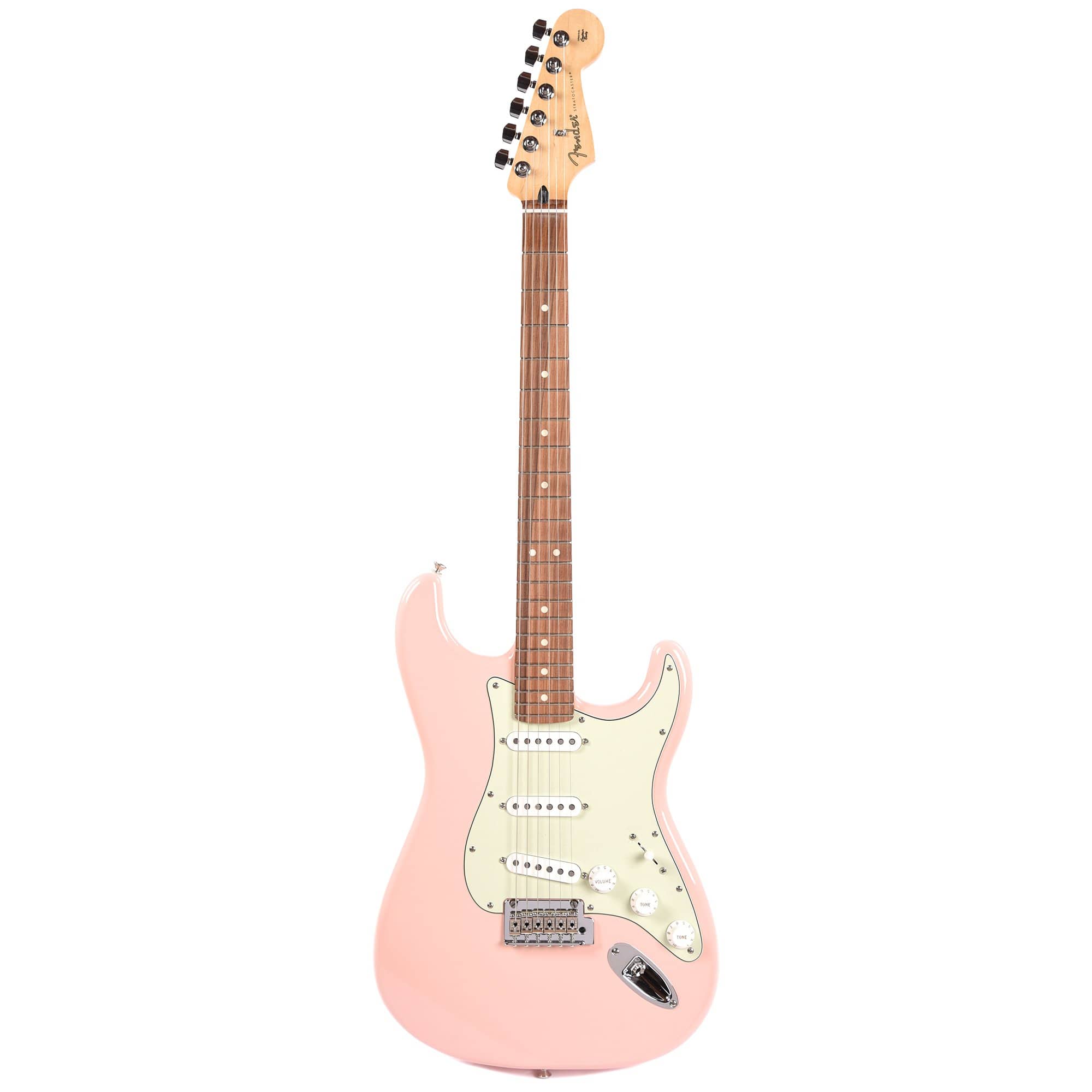 Fender Player Stratocaster Shell Pink w/3-Ply Mint Pickguard – Chicago  Music Exchange