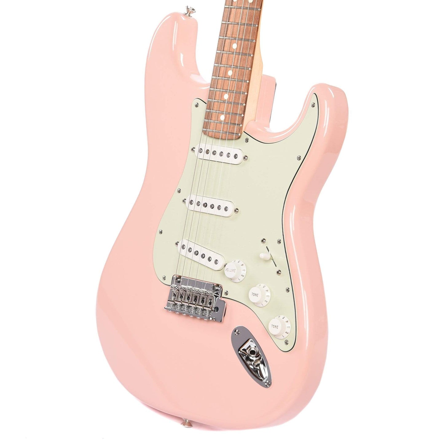 Fender Player Stratocaster Shell Pink w/3-Ply Mint Pickguard Electric Guitars / Solid Body