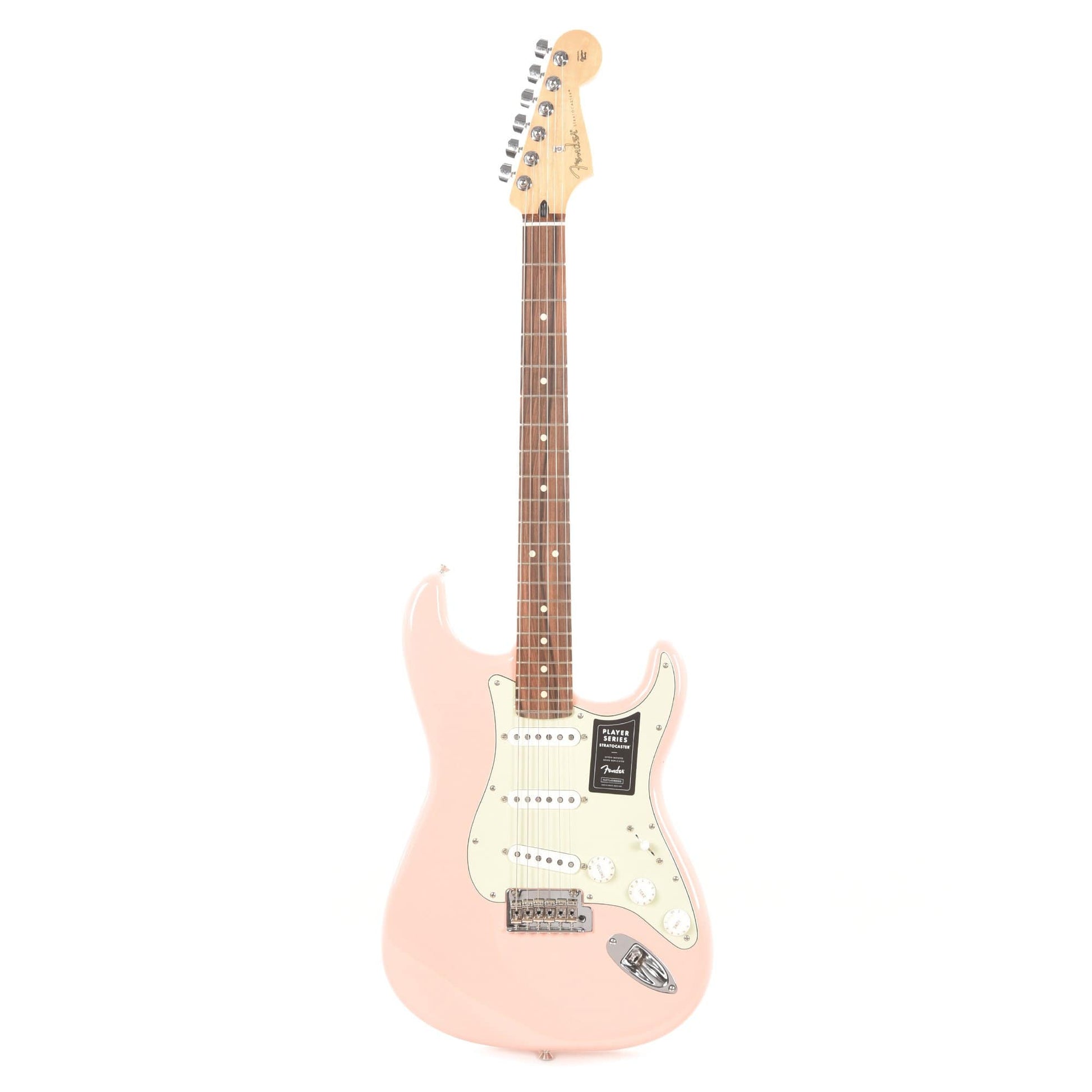 Fender Player Stratocaster Shell Pink w/3-Ply Mint Pickguard Electric Guitars / Solid Body