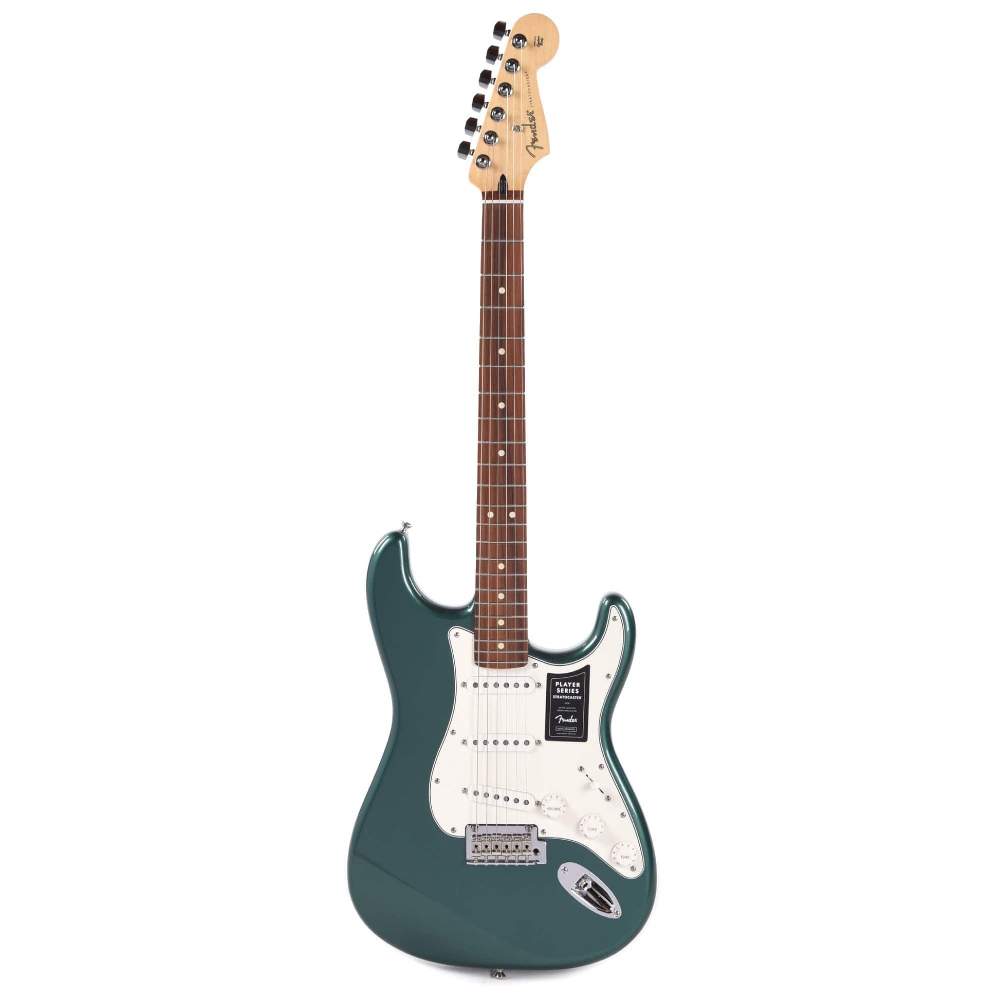 Fender Player Stratocaster Sherwood Green Metallic w/3-Ply Parchment Pickguard Electric Guitars / Solid Body